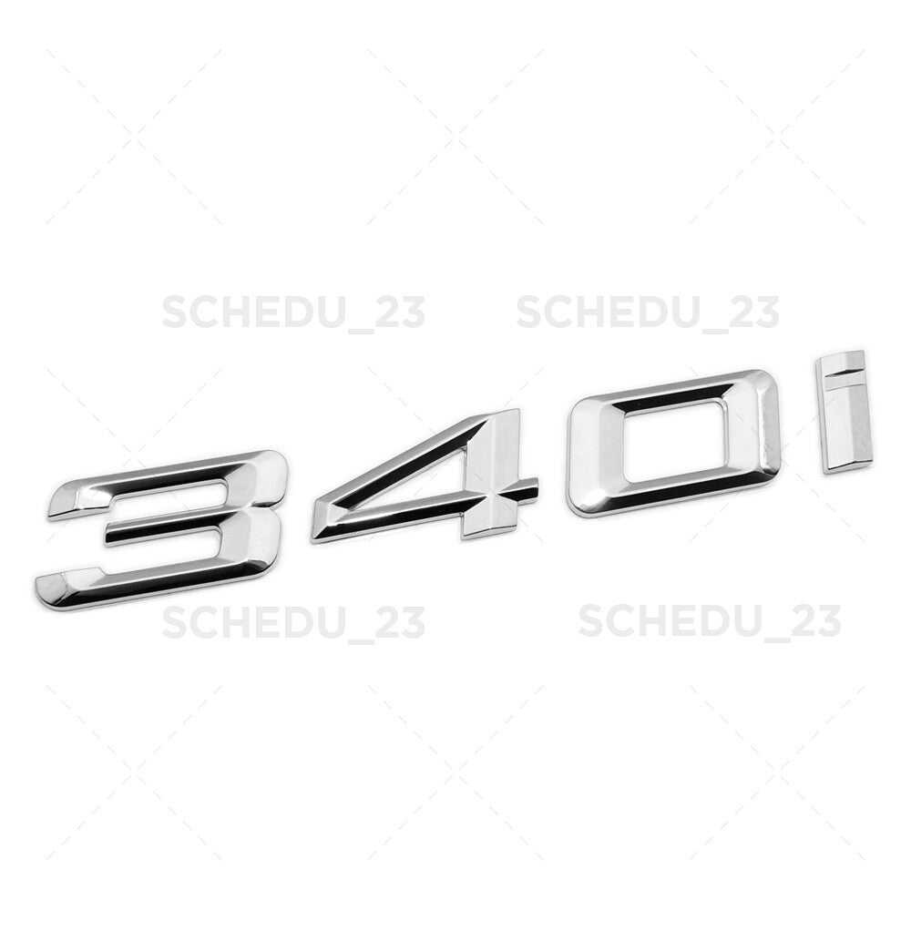 For BMW 340i Logo Emblem Replace Badge Car Trunk Lid OEM M Series Performance