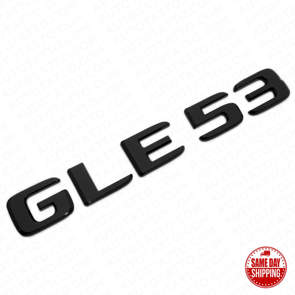 2021 Mercedes-Benz GLE 53 Letter Emblem Liftgate Badge AMG Sport Gloss Black