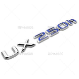 Lexus Liftgate OEM Chrome UX 250h Letter Logo Badge Car Emblem Replace F-Sport