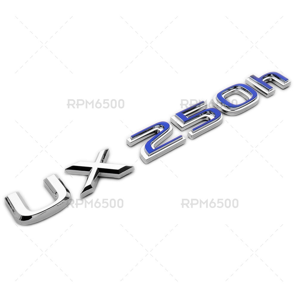 Lexus Liftgate OEM Chrome UX 250h Letter Logo Badge Car Emblem Replace F-Sport
