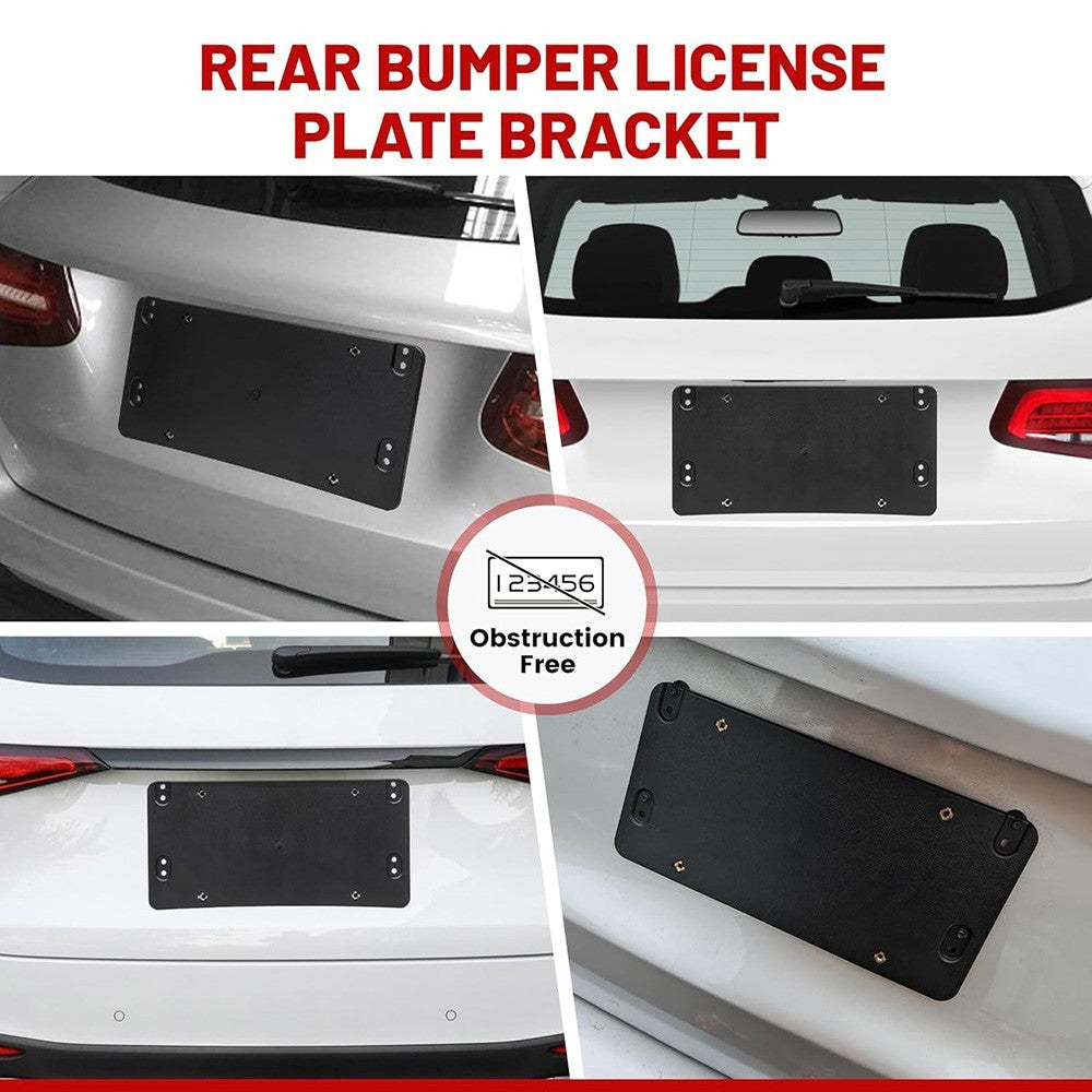MERCEDES-BENZ + 10 Screws NewRear License Plate Tag Holder Mounting Bracket