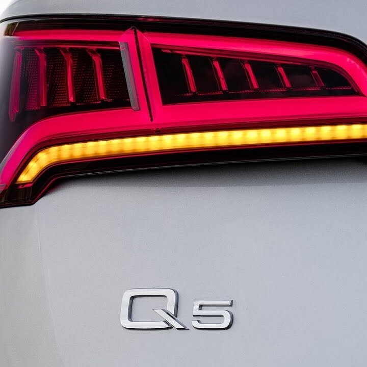 Audi Q5 OEM Chrome Rear Letter Liftgate Nameplate Trunk Emblem Badge Sport Sline