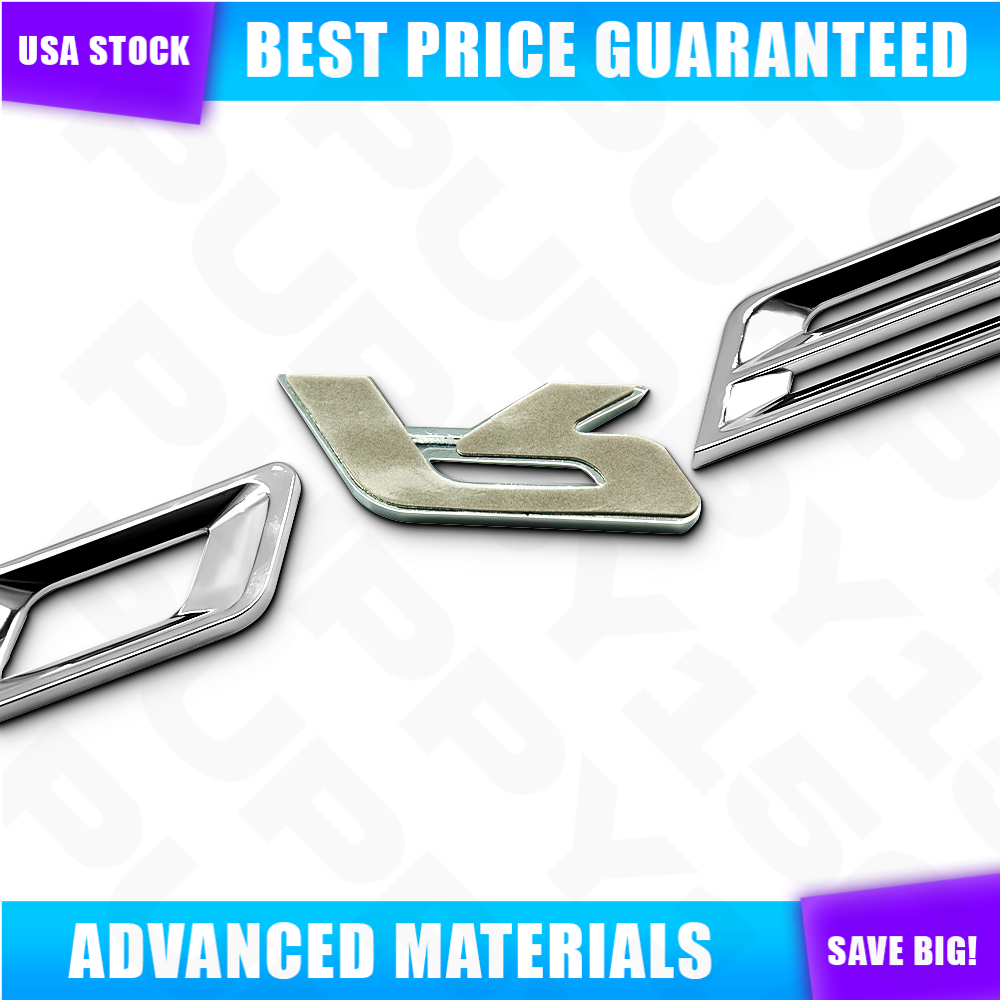 3D Silver Front Hood Emblem For Explorer 2011-2025 Letter Upper Nameplate Badges
