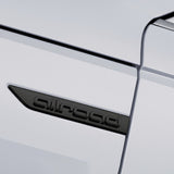 Audi Allroad Fender Left & Right Marker Nameplate Badge Emblem Sport Matte Black