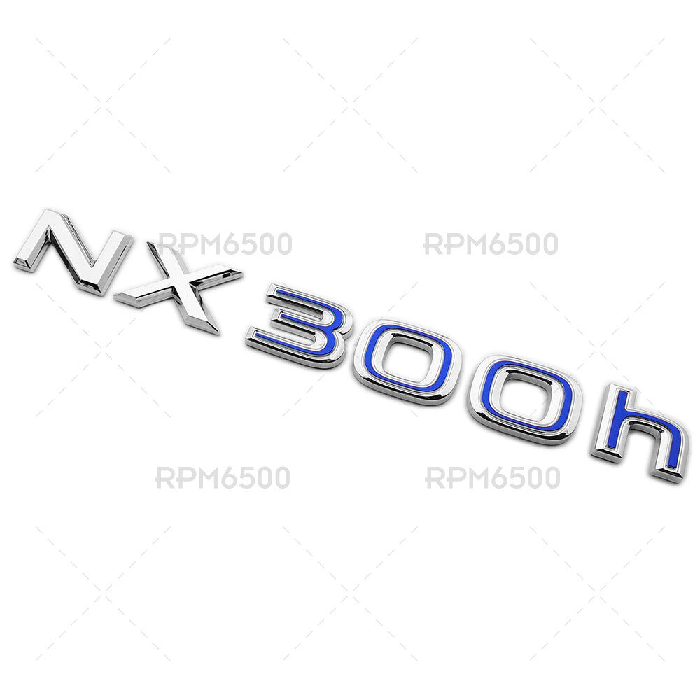 Lexus Liftgate OEM Chrome NX 300h Letter Logo Badge Car Emblem Replace F-Sport