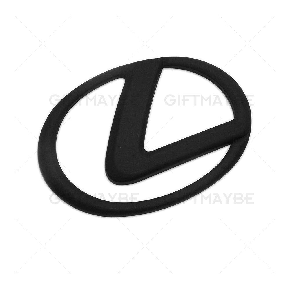 For Lexus Trunk Logo Badge Emblem Car Exterior Replace Matte Black F-Sport IS GS