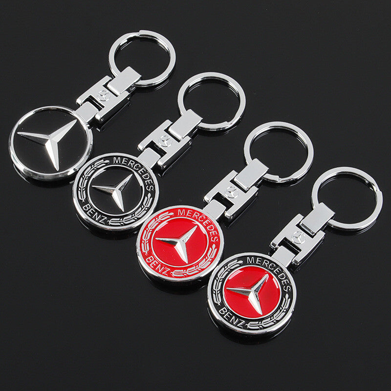 Mercedes-Benz AMG Edition Sport Car Home Key Fob Keychain Ring Nameplate Gift