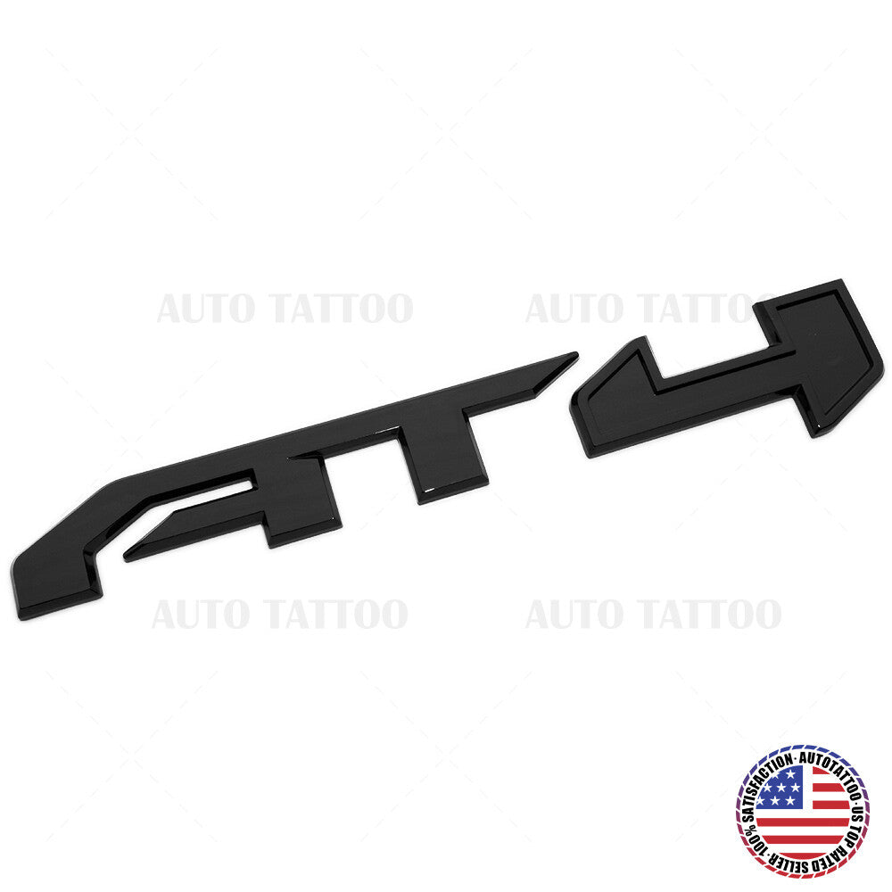 GMC Canyon Sierra AT4 Rear Tailgate Badge Logo Emblem Nameplate Gloss Blackout