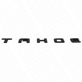 2021+ Chevy Tahoe Matte Black Liftgate Vehicle Nameplate Emblem Sport Decorate