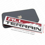 Chevy GMC All Terrain Rear Tailgate Letter Nameplate Emblem Badge Sport Chrome