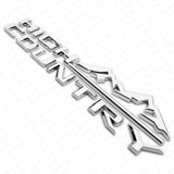 19-21 OEM Chrome Tahoe Silverado High Country Tailgate Letter Logo Emblem Badge