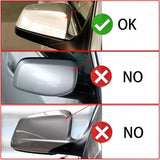 Carbon Fiber Style Side Mirror Cover For 07-13 BMW E60 F07 F10 E63 E64 F12 F13