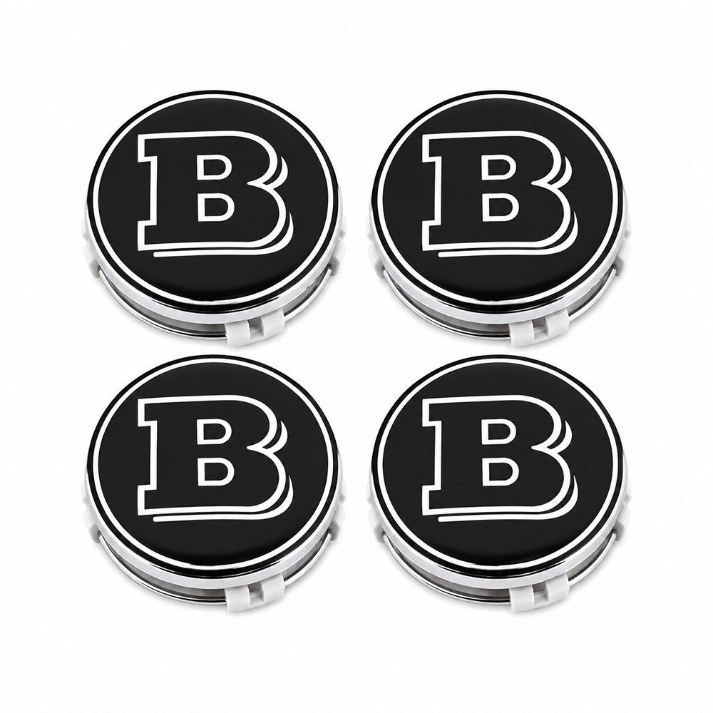 4x Brabus Wheels Car Center Hub Caps Badge Emblems Mercedes Benz W463 G65