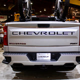 19-22 Silverado Redline Tailgate Letter Logo Emblem Badge Z71 LT LTZ Black Red