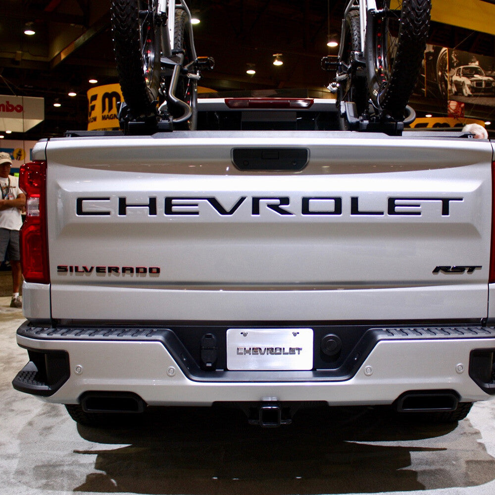 19-22 Silverado Redline Tailgate Letter Logo Emblem Badge Z71 LT LTZ Black Red