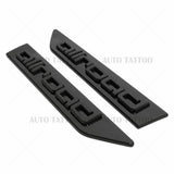 Audi Allroad Fender Left & Right Marker Nameplate Badge Emblem Sport Gloss Black