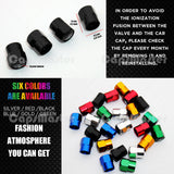 Fit Bmw M Performance Car Wheels Tire Air Hex Valve Caps Stem Dust Cover Sport
