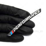 4pcs New M Performance Wheels 3D Sticker Badge Logo Emblem M Power Sport Black