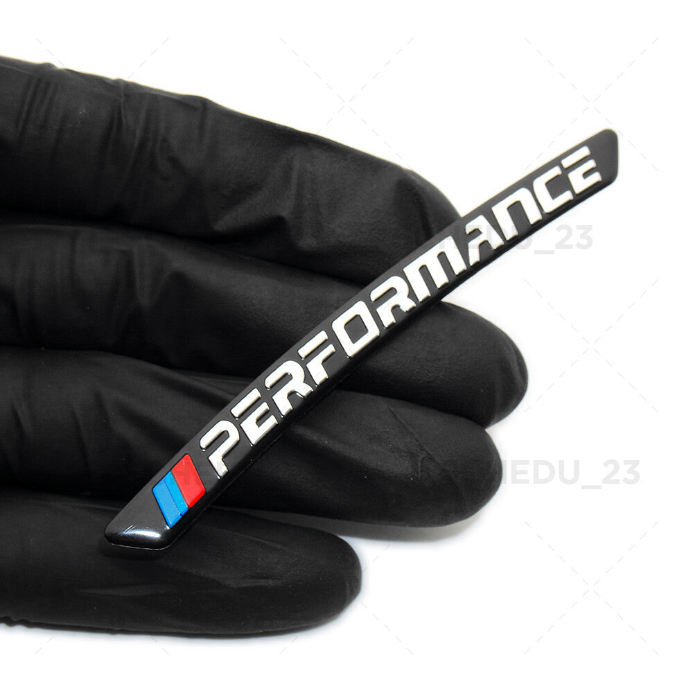 4pcs New M Performance Wheels 3D Sticker Badge Logo Emblem M Power Sport Black