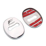 2X Stainless Steel Auto Car Door Striker Cover Lock Buckle Cap F-SPORT For Lexus