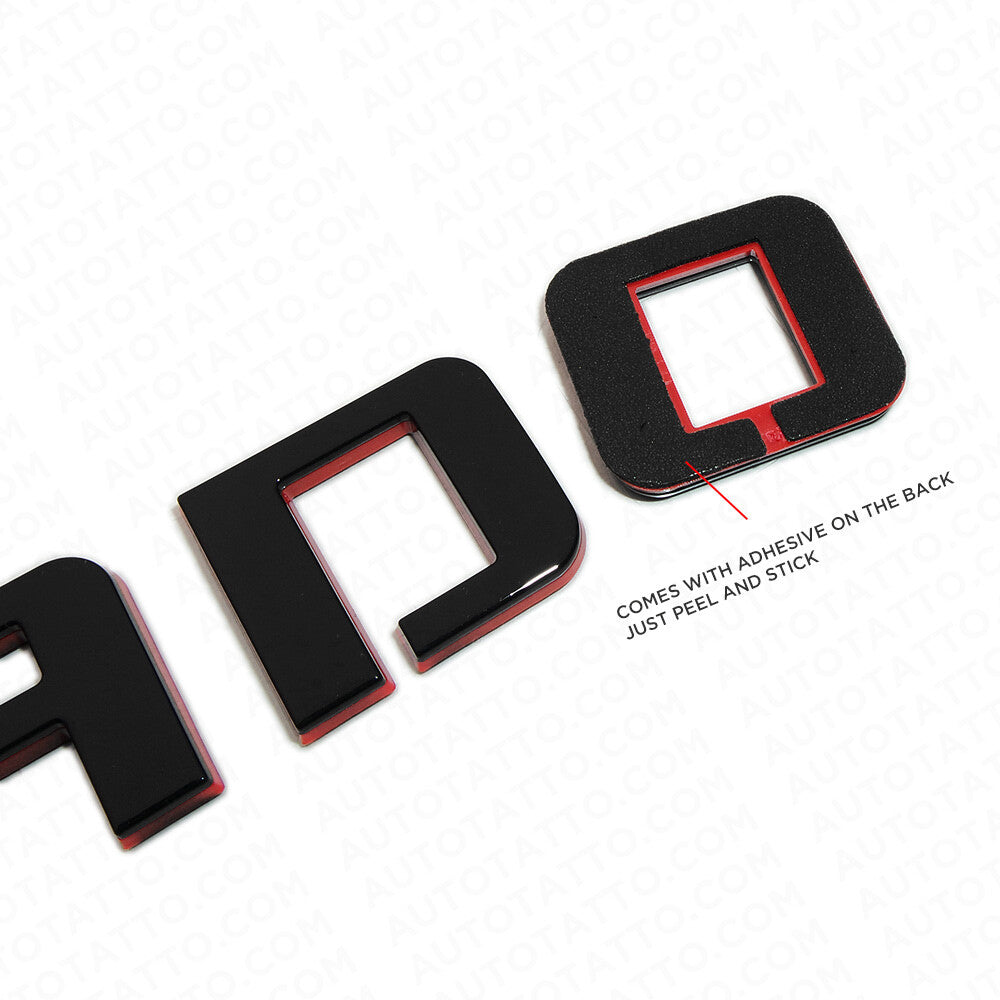 For Chevy Redline Silverado Fender Tailgate Logo Nameplates Letter 3D Emblem