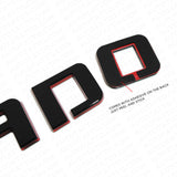 For Chevy Redline Silverado Fender Tailgate Logo Nameplates Letter 3D Emblem