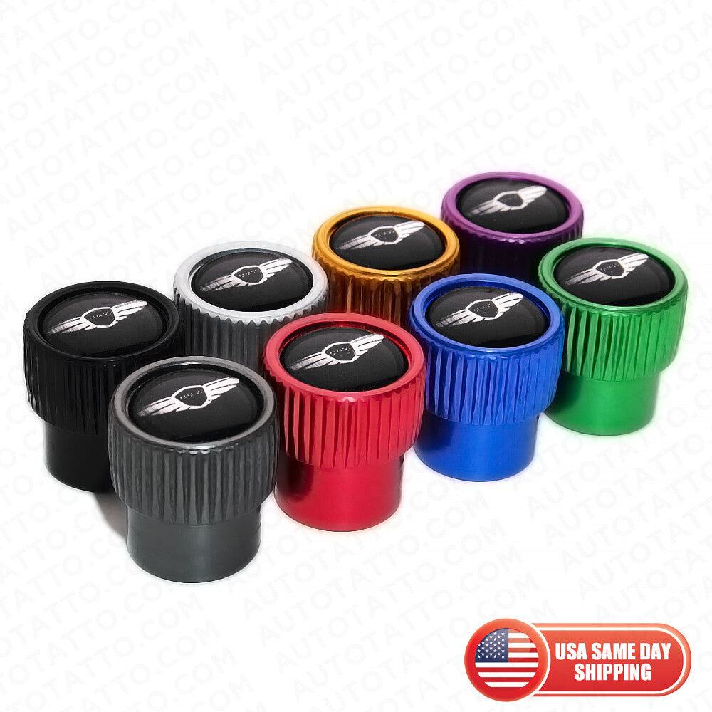 Universal Fit Wing Car Wheels Tire Air Valve Caps Stem Dust Cover Gift Decorate