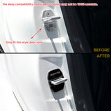 2pcs Stainless Steel Door Striker Cover Lock Buckle Cap For Mercedes AMG Sport