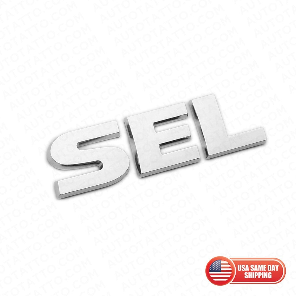 For 11-14 VW Jetta SEL Rear Truck Rear Hatch Lid Nmaeplate Badge Emblem Chrome