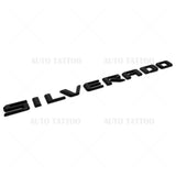 19-21 Gloss Black Silverado 1500 Tailgate Letter Logo Emblem Badge Z71 LT LTZ