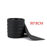 Rear Bumper Guard Rubber Protector Trim Cover Scuff Car Trunk Protectors Strip