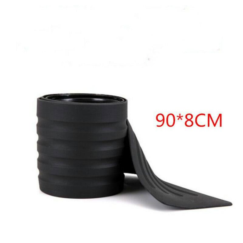 Rear Bumper Guard Rubber Protector Trim Cover Scuff Car Trunk Protectors Strip
