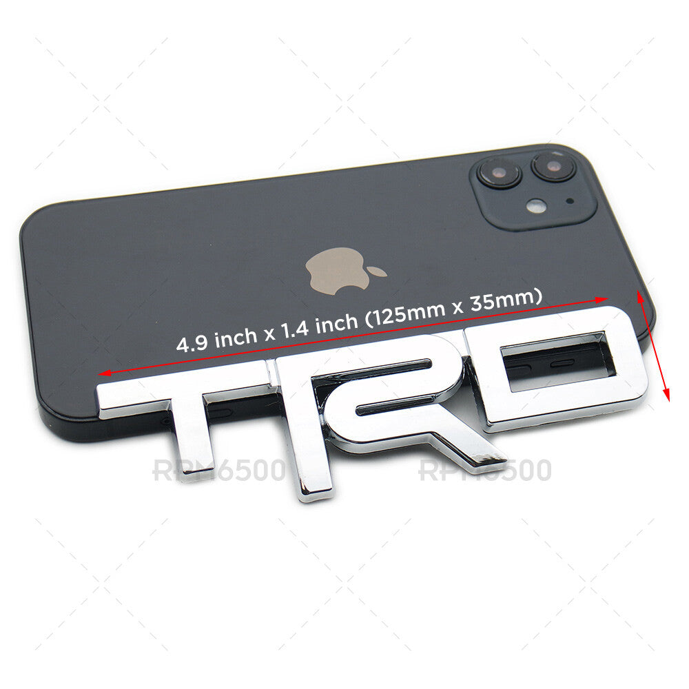 For Toyota TRD Special Edition Metal Pro Sport Letter Logo Badge Emblem Chrome