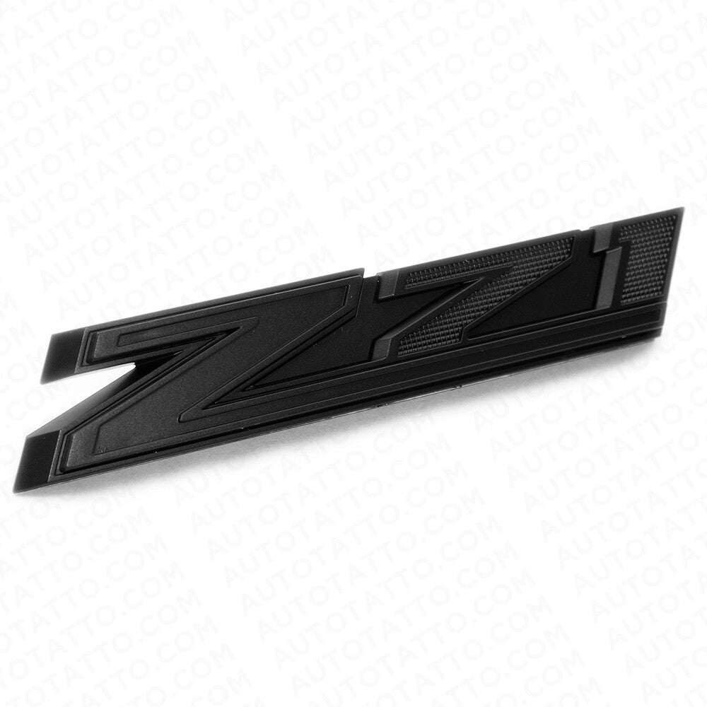 2019-22 Chevrolet Silverado Z71 Front Grille Plinth Nemapleate Emblem Blackout