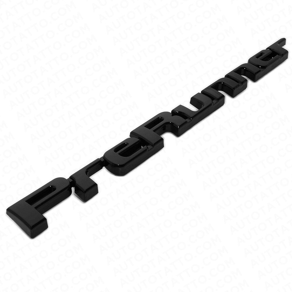 Toyota 05-16 Tacoma PreRunner Letter Gloss Black Tailgate Emblem Badge Nameplate