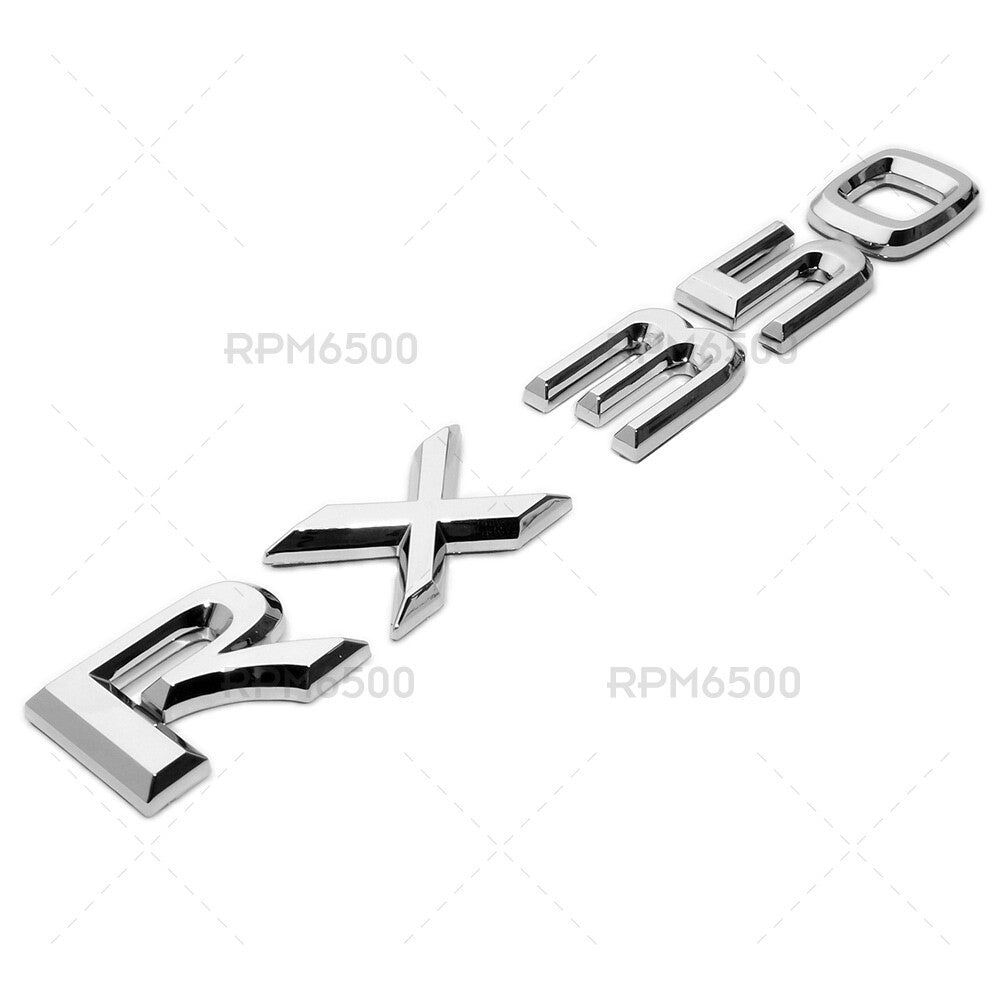 Lexus Liftgate OEM Chrome RX 350 Letter Logo Badge Car Emblem Replace F-Sport