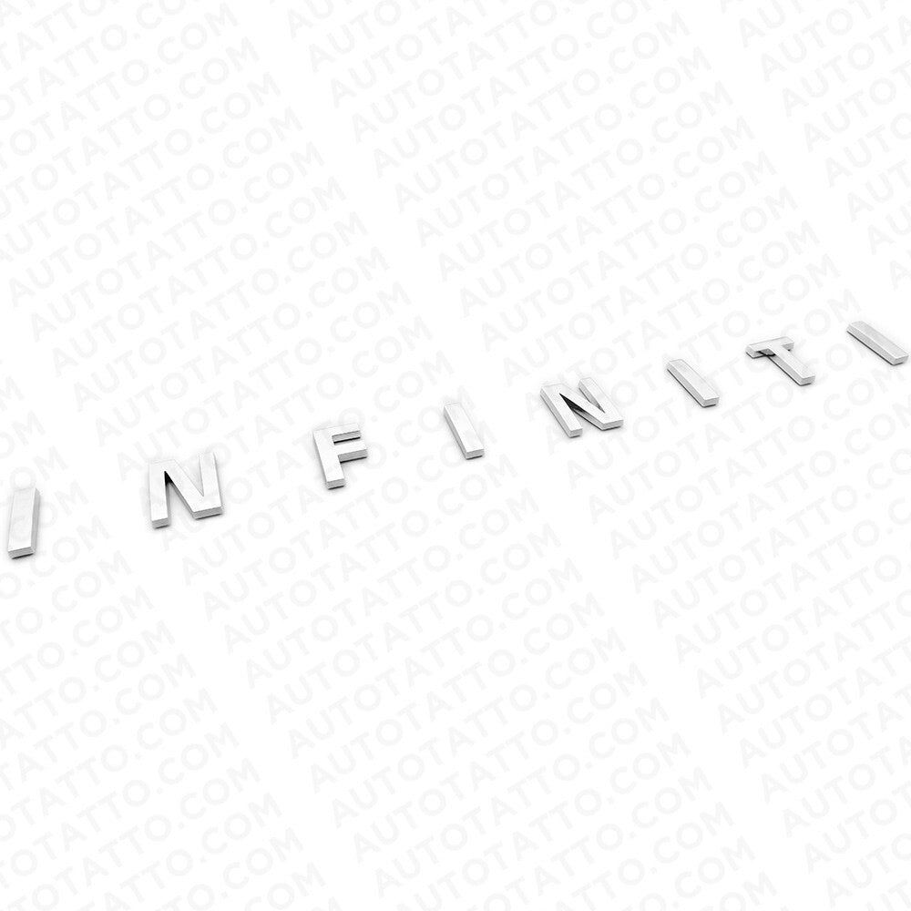 For Infiniti Rear Trunk Lid Logo Letter Badge Emblem Nameplate Sport Chrome