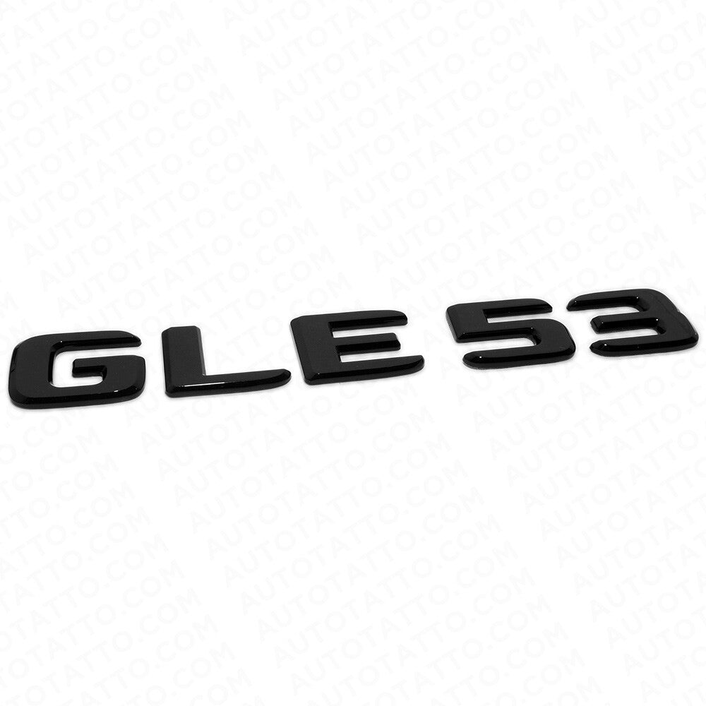 2021 Mercedes-Benz GLE 53 Letter Emblem Liftgate Badge AMG Sport Gloss Black