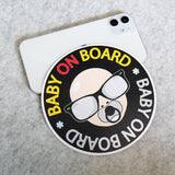 Cute Baby On Board Sticker Decal Kid In Car Rear Truck Liftgate Window Decorate