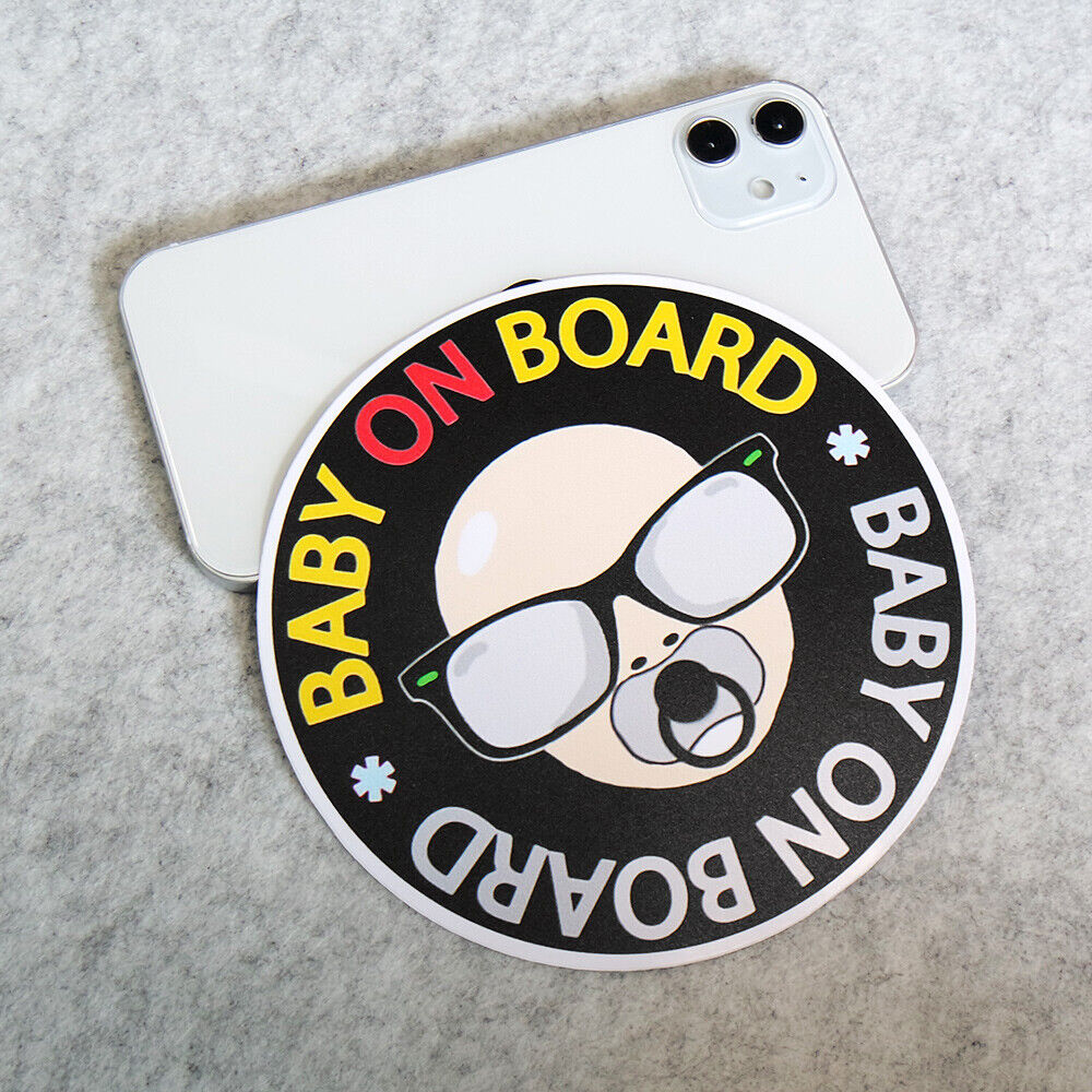 Cute Baby On Board Sticker Decal Kid In Car Rear Truck Liftgate Window Decorate