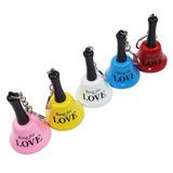 Cute Hand Bells Ring for Love A Coffee or A Beer Keychain for Decoration or Gift
