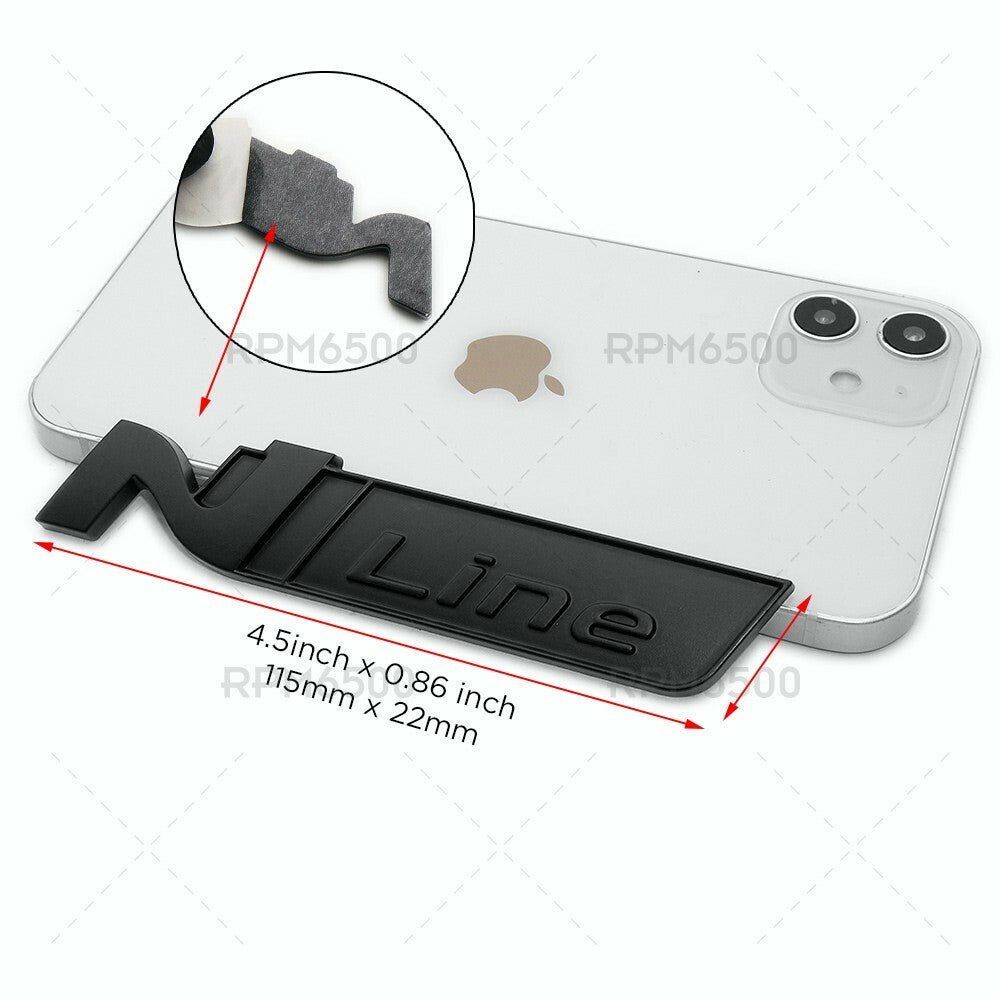 Universal Car Fender Side Marker Logo Badge Nameplate Emblem Sport Blackout