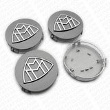 4x Mercedes Maybach Wheels Center Cap Hub Cover Inserts Replacement Sport Gray
