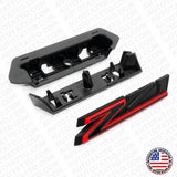 2019-22 Chevrolet Silverado Z71 Front Grille Plinth Nemapleate Emblem Black Red