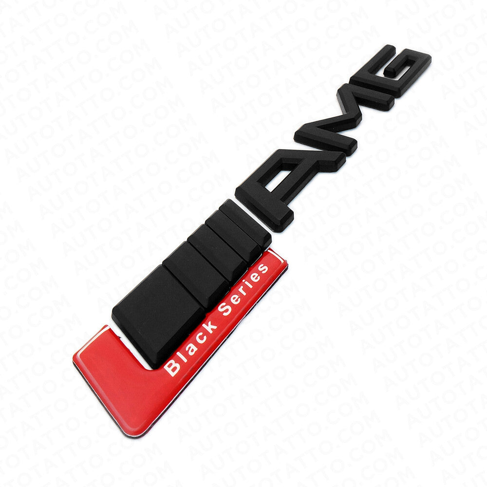 Limited Red AMG Black Series Sport Car Emblem 3D Trunk Lid Logo Badge Decoration