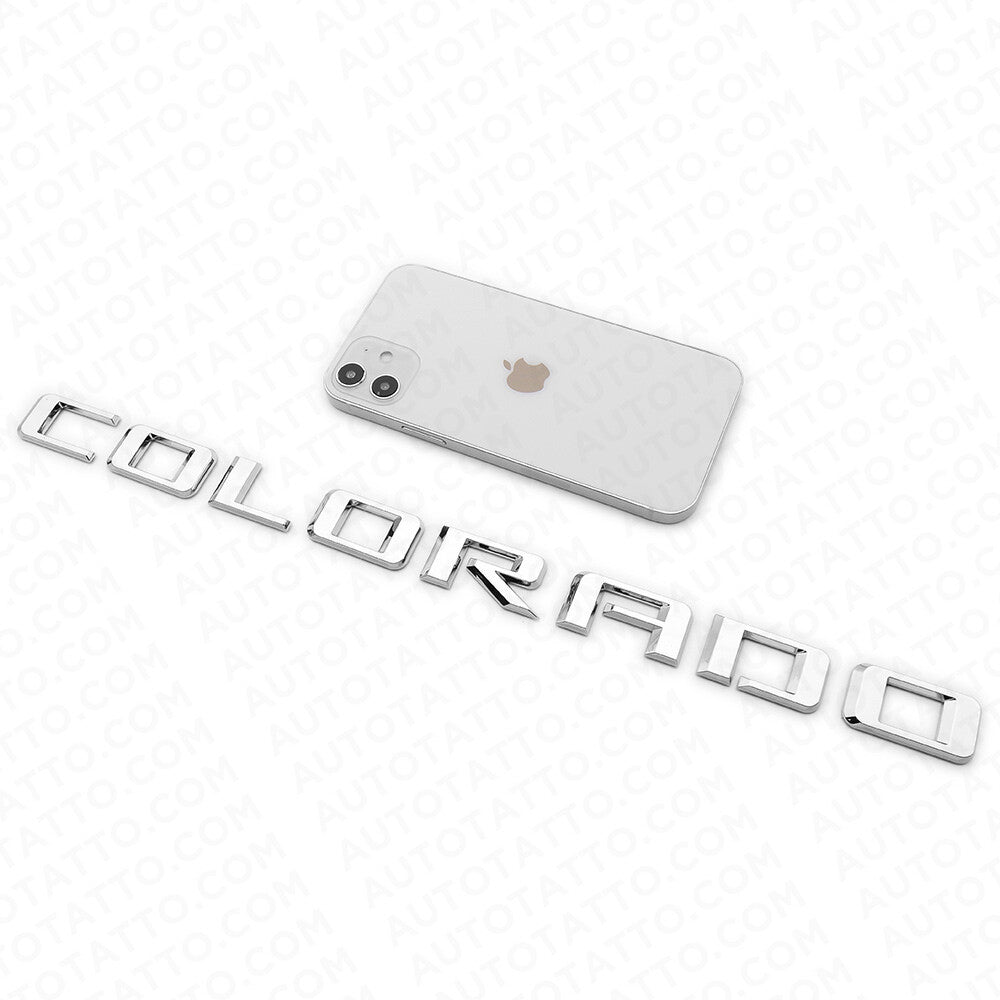 21+ Chevy Colorado Fender / Tailgate Chrome Badge 3D Logo Emblem Truck Sport