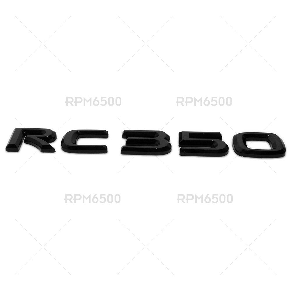 Lexus Trunk Lid RC 350 Letter Logo Badge Emblem Car Replace F-Sport Gloss Black