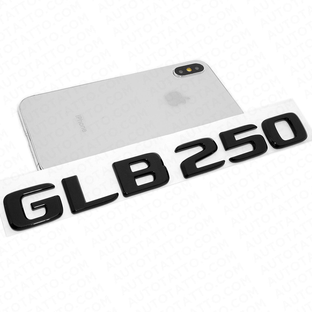 20-21 Mercedes GLB 250 GLB250 Letter Emblem Trunk Badge AMG Sport Gloss Black