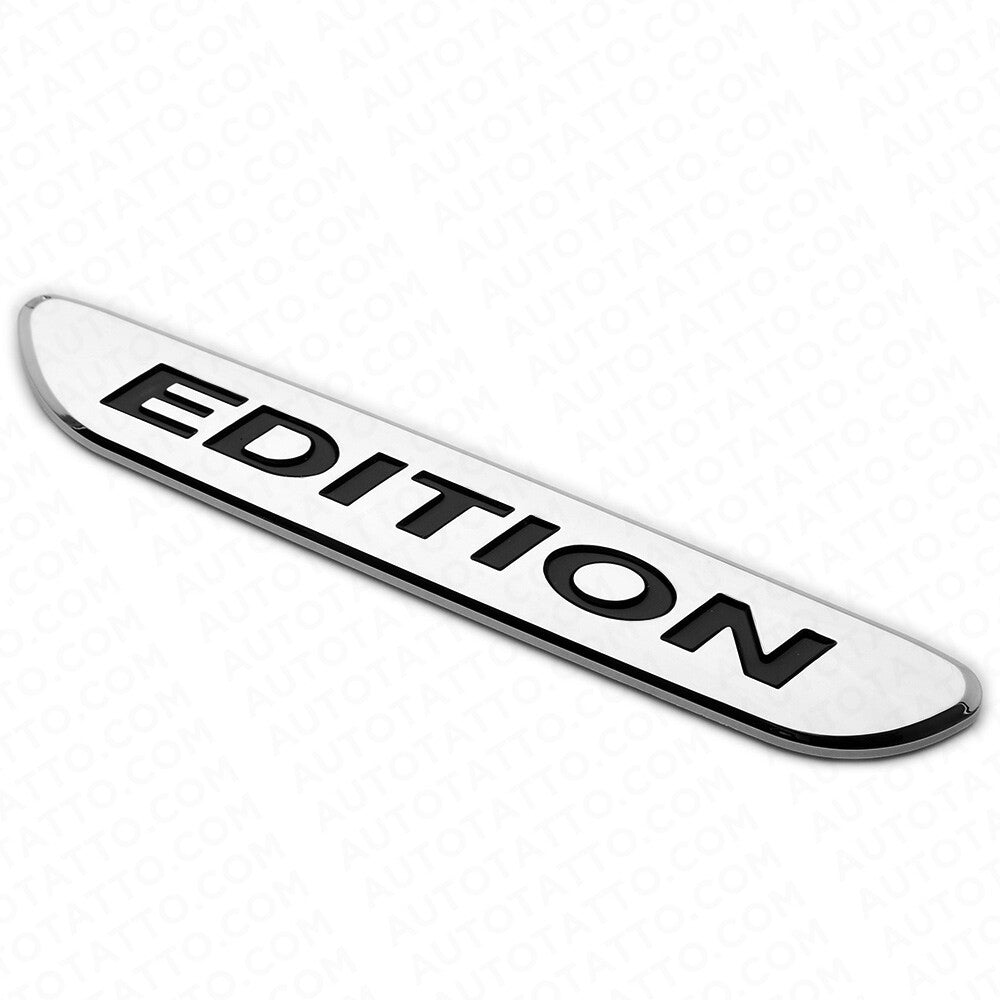 2x 3D Edition Fender Marker Car AMG Logo Badge Emblem Sport Decoration Chrome