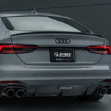 18-21 A5 S5 RS Sportback 4 Door Gloss Black Trunk Sign Logo Rings Badge Emblem
